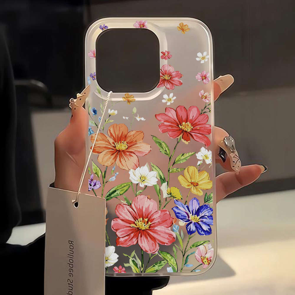 Apple Iphone 15 - Flower Phone Case For iPhone 17
