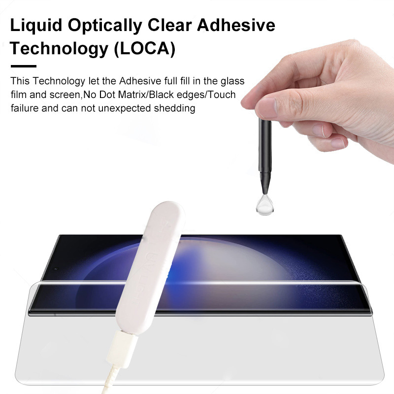 UV Liquid Glue Tempered Glass  - Oppo Reno 12 review and price
