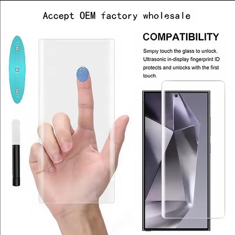 UV Liquid Glue Tempered Glass  - Oppo Reno 12 review and price