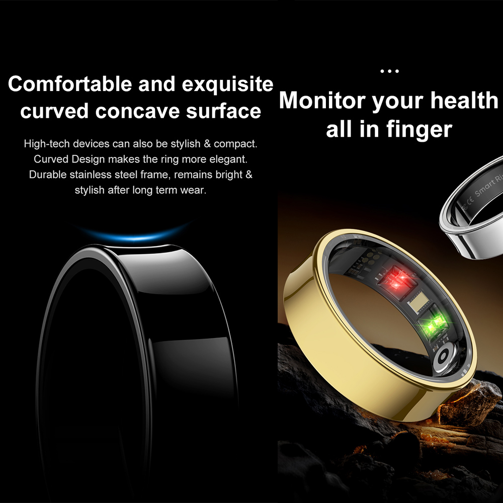 R09 Stainless Steel Smart Ring - Temperature Ring Skin review and price